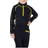Hy Equestrian Stella Base Layer - Navy/Yellow