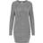 Noisy May Short Knitted Dress - Grey