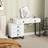 Homcom Pisa with LED Leaf Shape Mirror Dressing Table