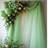 Shein Light Green Sheer Tulle Curtain