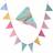 Shein 4 Meter Triangular Bunting Flags 12 Pack