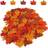 Shein 50pcs Maple Leaves Decorations Artificial Plant