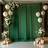 Shein Romantic Moss Green Polyester Mesh Curtain