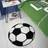Catherine Lansfield Kids It's A Goal Football Rug White
