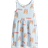 H&M Bedrucktes Baumwollkleid - Hellblau/Bluey
