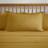Dunelm Pure Cotton Oxford Pillow Case Yellow (76x48cm)