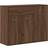 vidaXL 815368 Brown Oak Sideboard 88x70cm