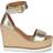 See by Chloé Glyn Espadrille Wedge - Gold