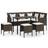 vidaXL 318582 Ensemble de Salon d'Extérieur, 1 Table incluse 1 Canapés