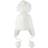 Emile et Rose Baby Griffin Bobble Hat with Ear Flaps - White