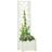 vidaXL Garden Planter with Trellis - White 43x43x142cm