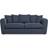 Dunelm Blake Multi Texture Navy Sofa 190cm 3 Seater