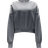 Nike Sportswear Phoenix Fleece Over Oversized Crew Neck Sweatshirt Women's - Dark Grey Heather/Sail