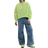 Nike Sportswear Phoenix Fleece Over Oversized Crew Neck Sweatshirt Women's - Light Liquid Lime/Sail
