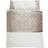 Catherine Lansfield Lattice Cut Påslakan Beige, Natur (200x200cm)