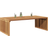 vidaXL Garden 110x55x35.5 cm Solid Wood Teak Outdoor Side Table