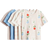 H&M Cotton T-shirts 5-pack - Light Pink/Stamps (1276769005)