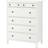 IKEA HEMNES White Stained Byrå 108x131cm