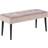 AC Design Furniture Gloria Dusky Pink/Black Sittbänk 95x45cm