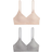 H&M Lys Beige Sort Seamless Vatteret Amme-Bh Size M
