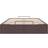 vidaXL Ottoman Dark Brown Sängram 120x193cm