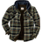 Legendary Whitetails Men's Camp Night Berber Lined Hooded Flannel Shirt Jacket - Union Plaid