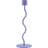 Cooee Design Curved Dark Lilac Ljusstake 23cm