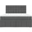vidaXL 3294048 Grey Kontinentalseng 180x200cm