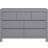 Ebern Designs Ellani Cubbot Cool Grey Chest of Drawer 111.6x76.2cm