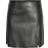 Noisy May Coated High Waisted Skirt - Black
