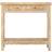 vidaXL 320379 Natural Console Table 35x80cm