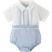 Shein Souflis Baby Boy's Elegant Gentleman Romper, Summer