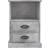 vidaXL 816337 Concrete Grey Bedside Table 36x43cm 2pcs