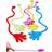Shein 10pcs/20pcs/40pcs Glitter Sticky Hand Treasure Box Toys For Classroom Prizes - Goodie Bag Sticky Hand Fillers | Equipped With Fun Gift Prep Bags