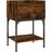 vidaXL 825897 Smoked Oak Bedside Table 31x40.5cm