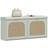 Homcom Boho Shoe with Padded Seat and 2 Flip Drawers Storage Bench