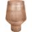 Ivyline Opulent Tall Curved Metallic Gold Vase 25cm