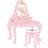 Aiyaplay Kids Two-Piece Vanity Table Set