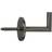 GoodHome Athens Brushed Grey Nickel Effect Curtain Tie Set of 2