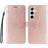 GANGXUN Pink Case Samsung Galaxy S25 Pu Leather Magnetic Cover