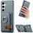 GANGXUN Samsung Galaxy S25 Plus Leather Ring Case