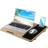 Geezy Lap Desk Portable Laptop Tray With Phone Slot Mouse Pad