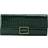 Carvela Jessica Croc Embossed Clutch Bag - Dark Green