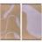 Mette Ditmer Nova Arte Gästhandduk Beige, Lila (55x40cm)