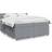 vidaXL 3287189 Light Grey Kontinentalsäng 200x200cm