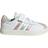 adidas Kid's VL Court 3.0 - Cloud White/Linen Green Met/Sandy Pink Met