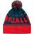 Fjällräven Pom Hat - Storm/True Red