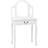 vidaXL 289334 White Toiletbord 36x65cm