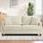 17 Stories Corduroy Beige Sofa 452.1cm 2 Seater