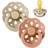 Bibs Boheme Latex Pacifier Size 2 6-18m 2-pack Vanilla/Peach